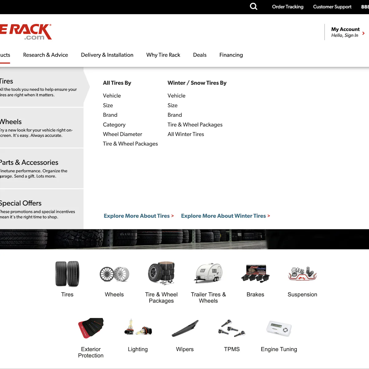 Tire Rack UX Case Study – Baymard Institute