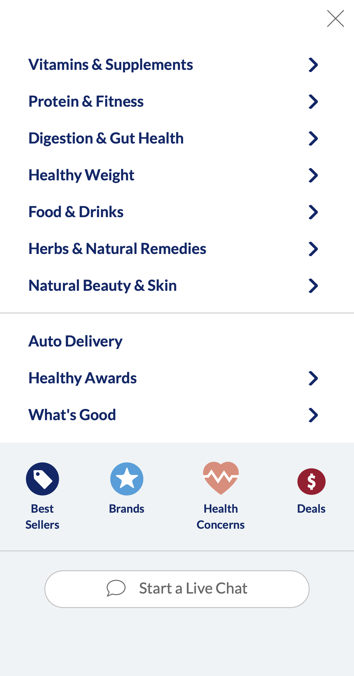 Mobile screenshot of The Vitamin Shoppe