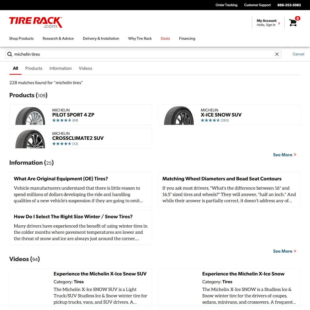 Tire Rack UX Case Study – Baymard Institute