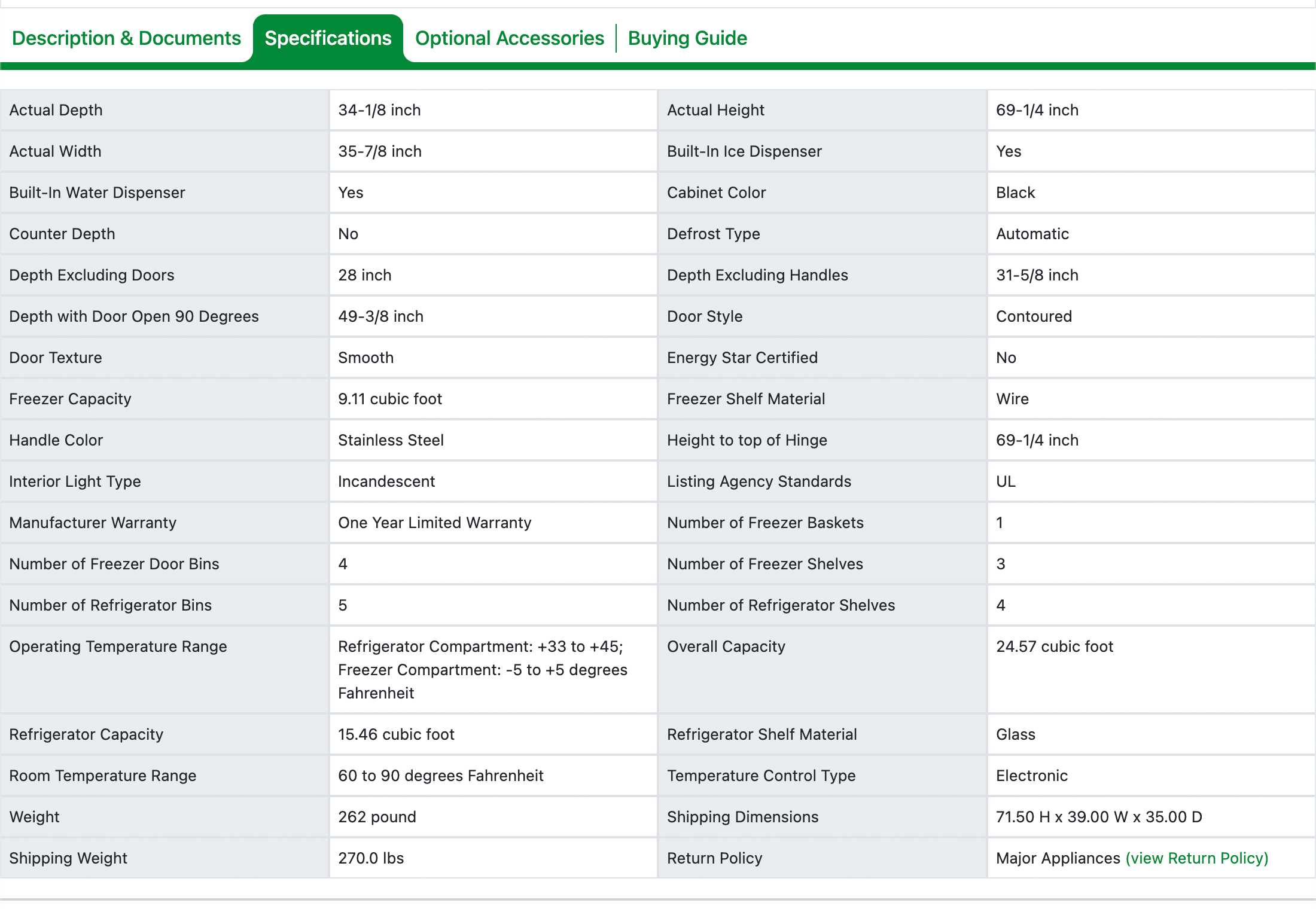 Desktop screenshot of Menards