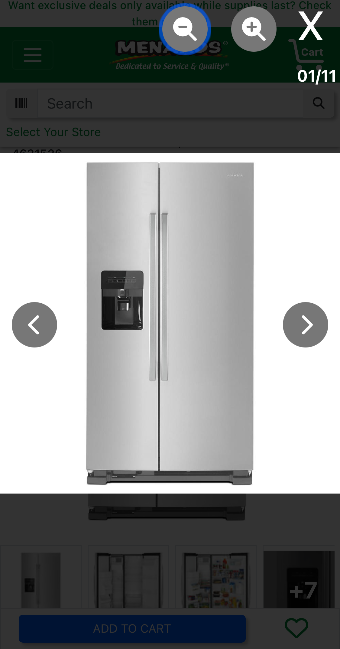 Mobile screenshot of Menards