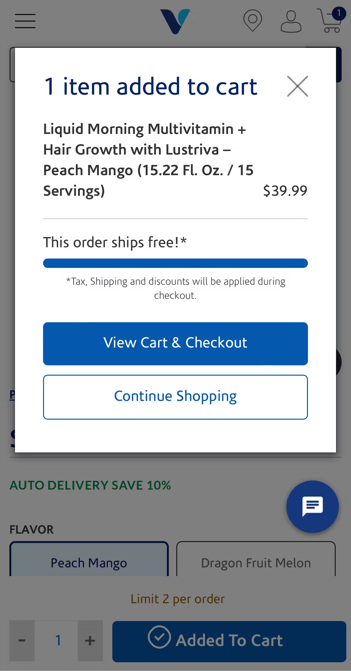 Mobile screenshot of The Vitamin Shoppe