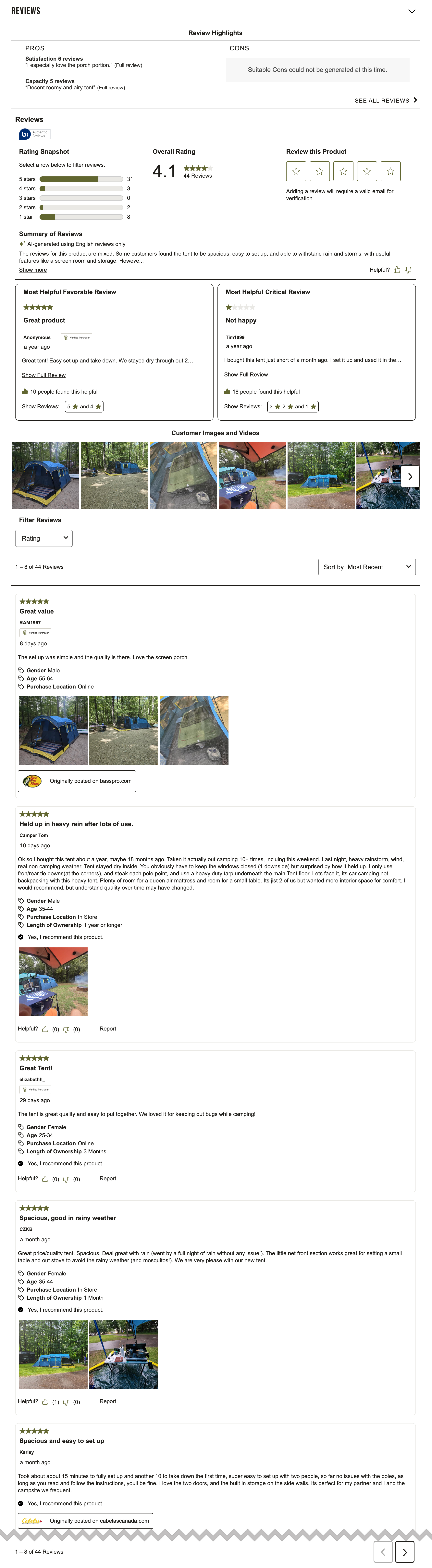 Desktop screenshot of Cabela’s