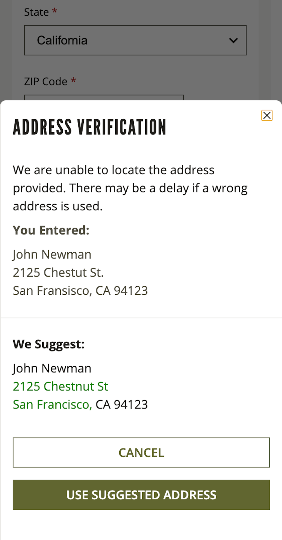 Mobile screenshot of Cabela’s