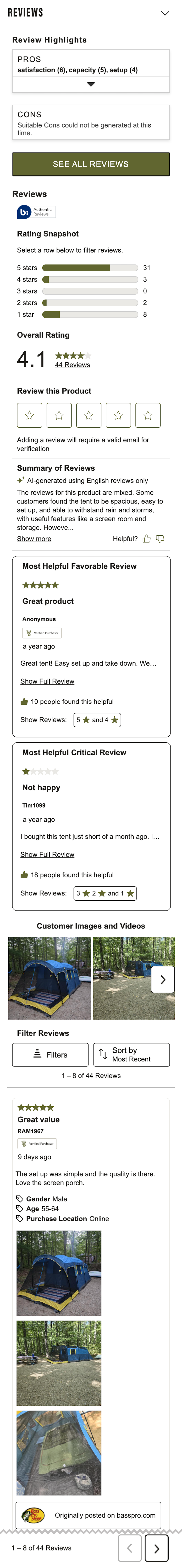 Mobile screenshot of Cabela’s