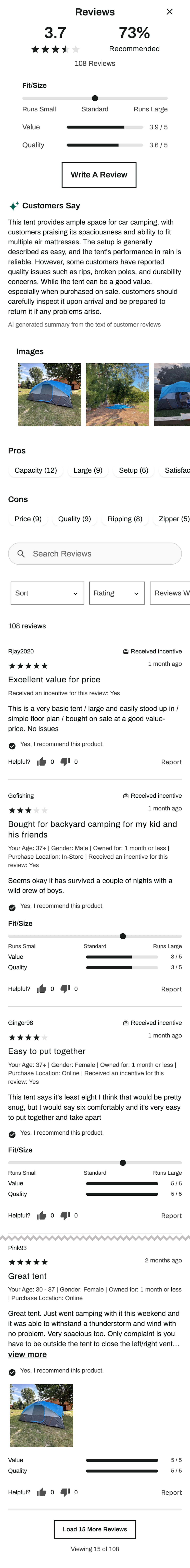 Mobile screenshot of Dick’s Sporting Goods