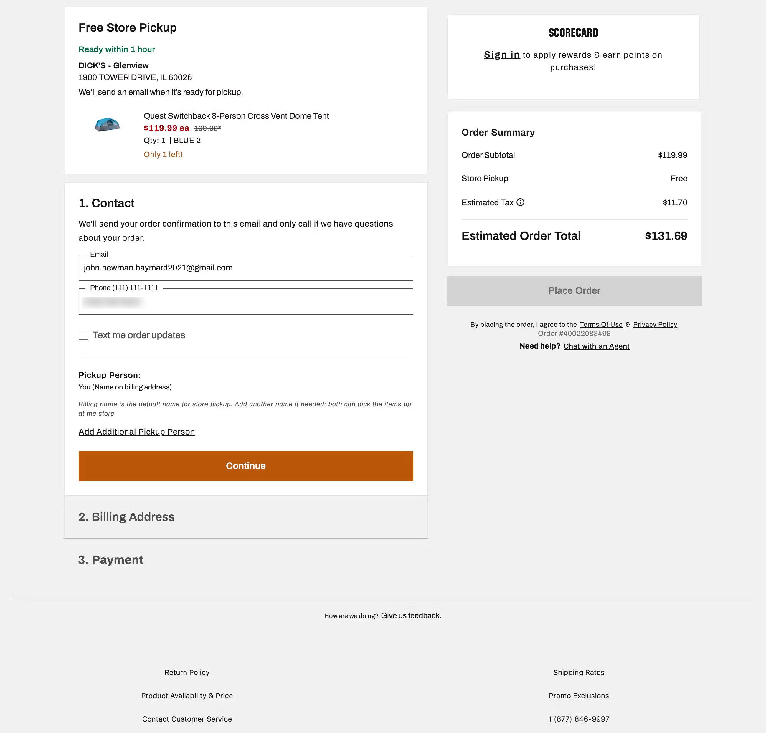 Desktop screenshot of Dick’s Sporting Goods