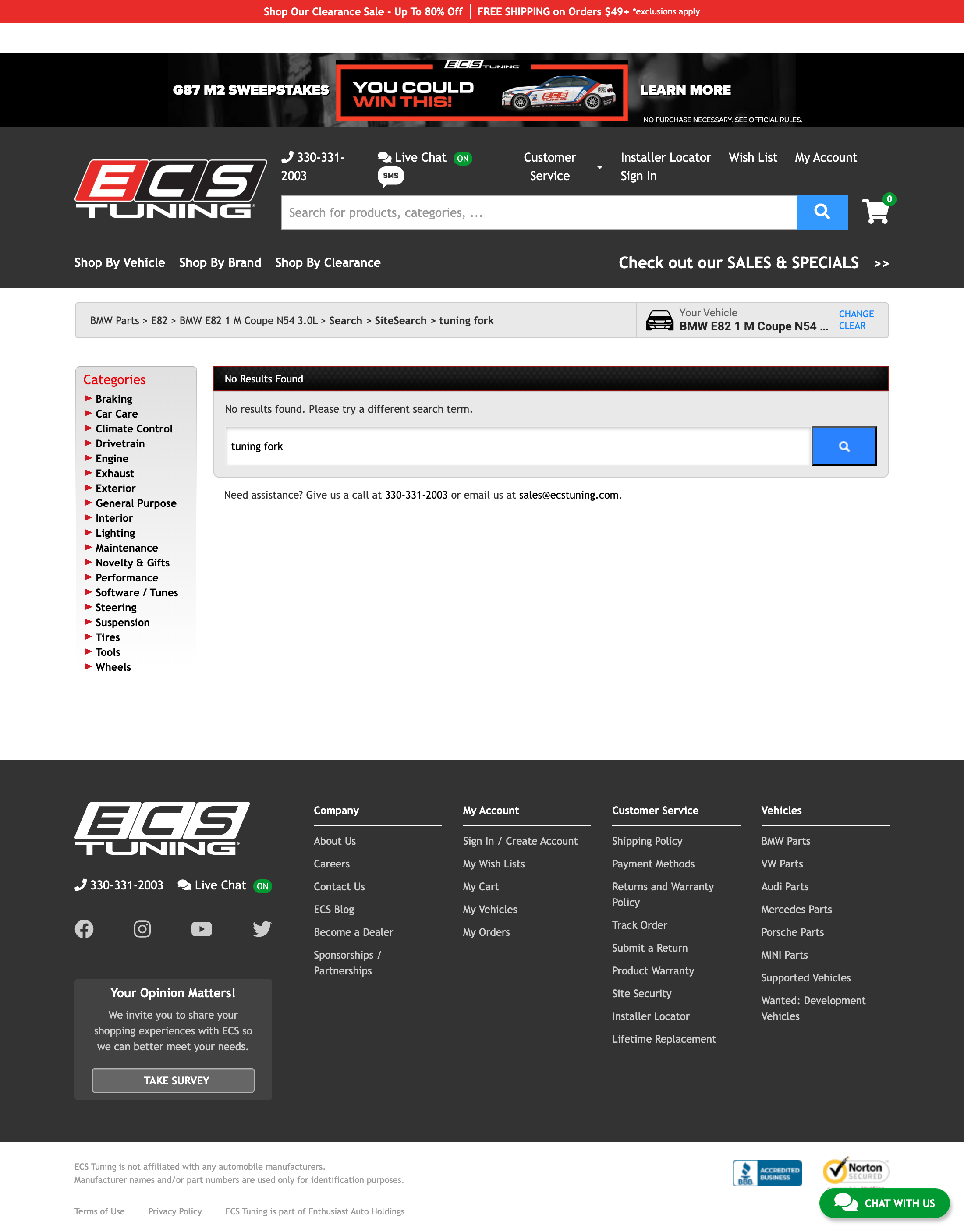 Desktop screenshot of ECS Tuning