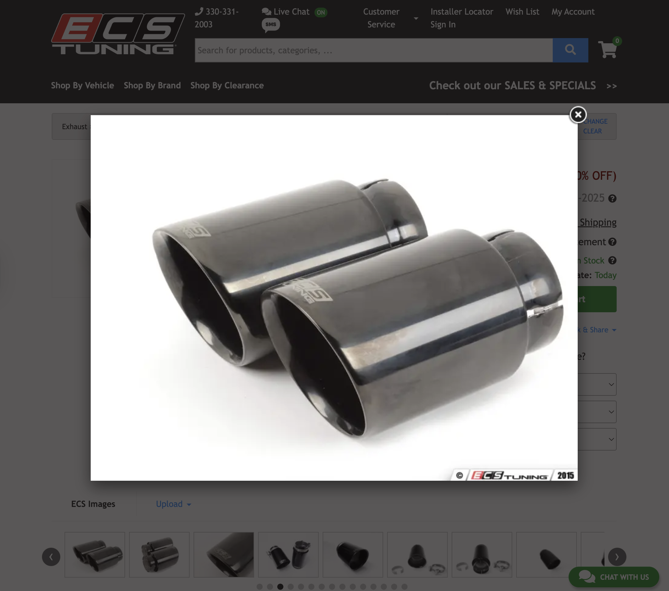 Desktop screenshot of ECS Tuning