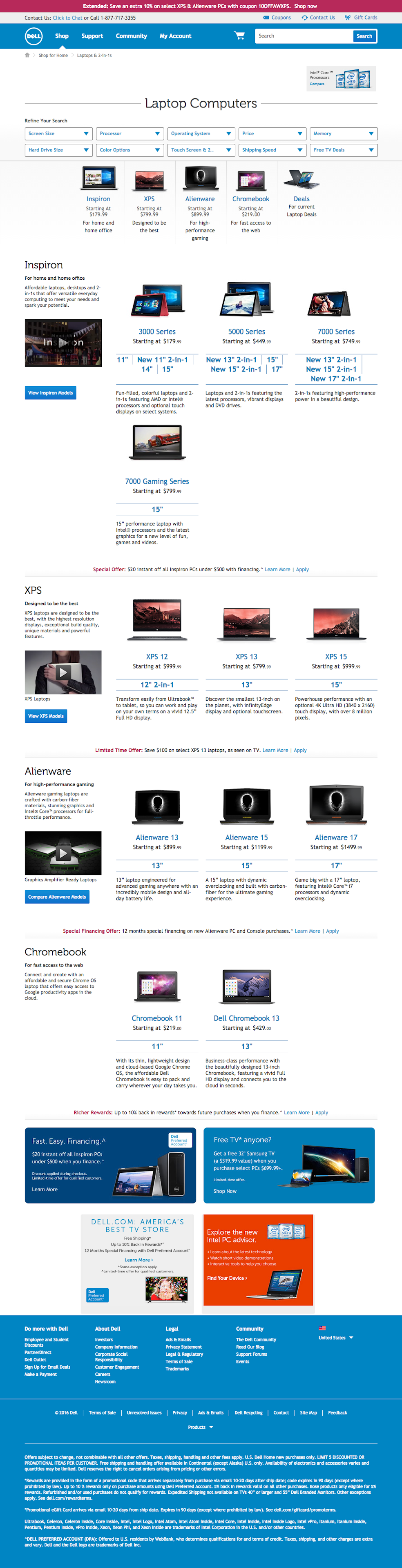 Desktop screenshot of Dell