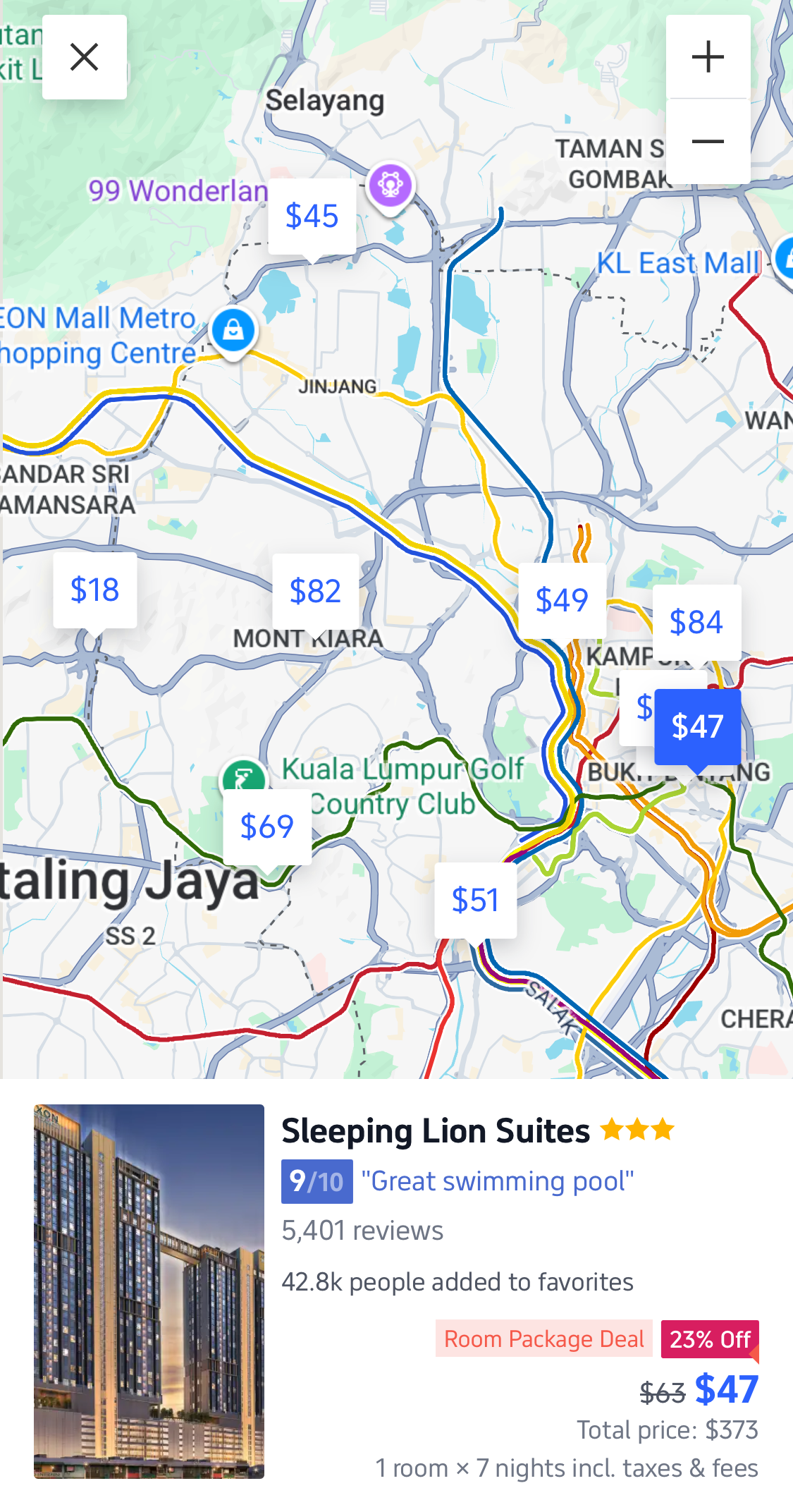 Mobile screenshot of Trip.com