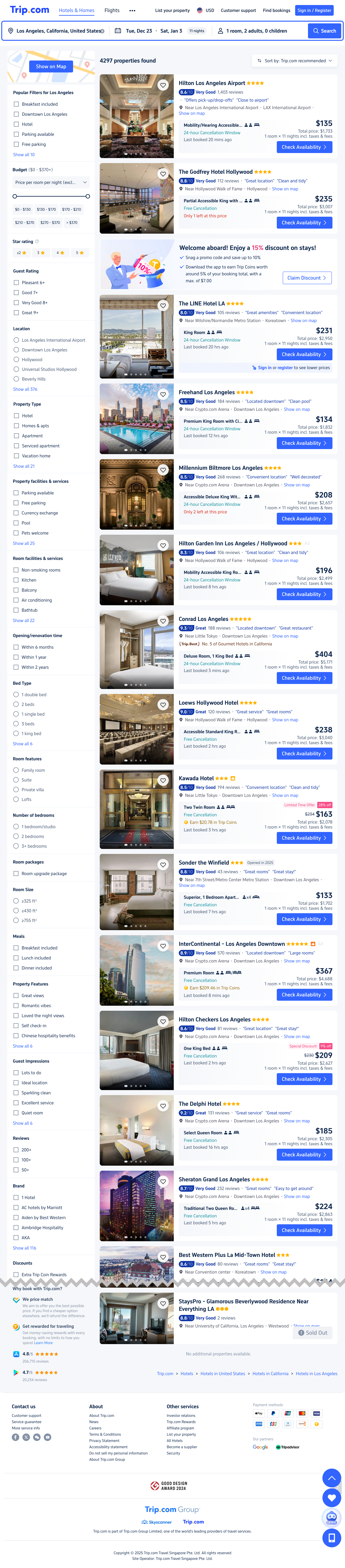 Desktop screenshot of Trip.com