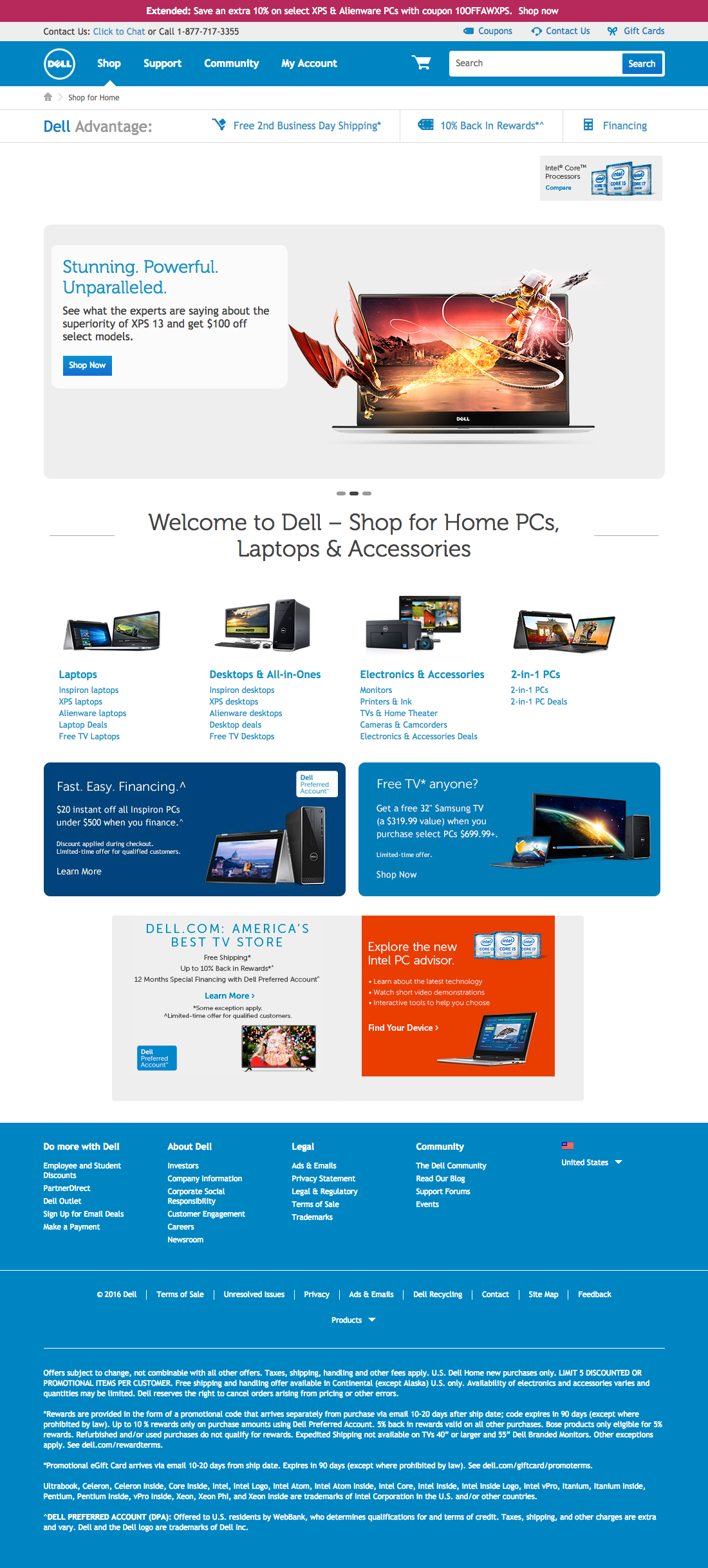 Desktop screenshot of Dell