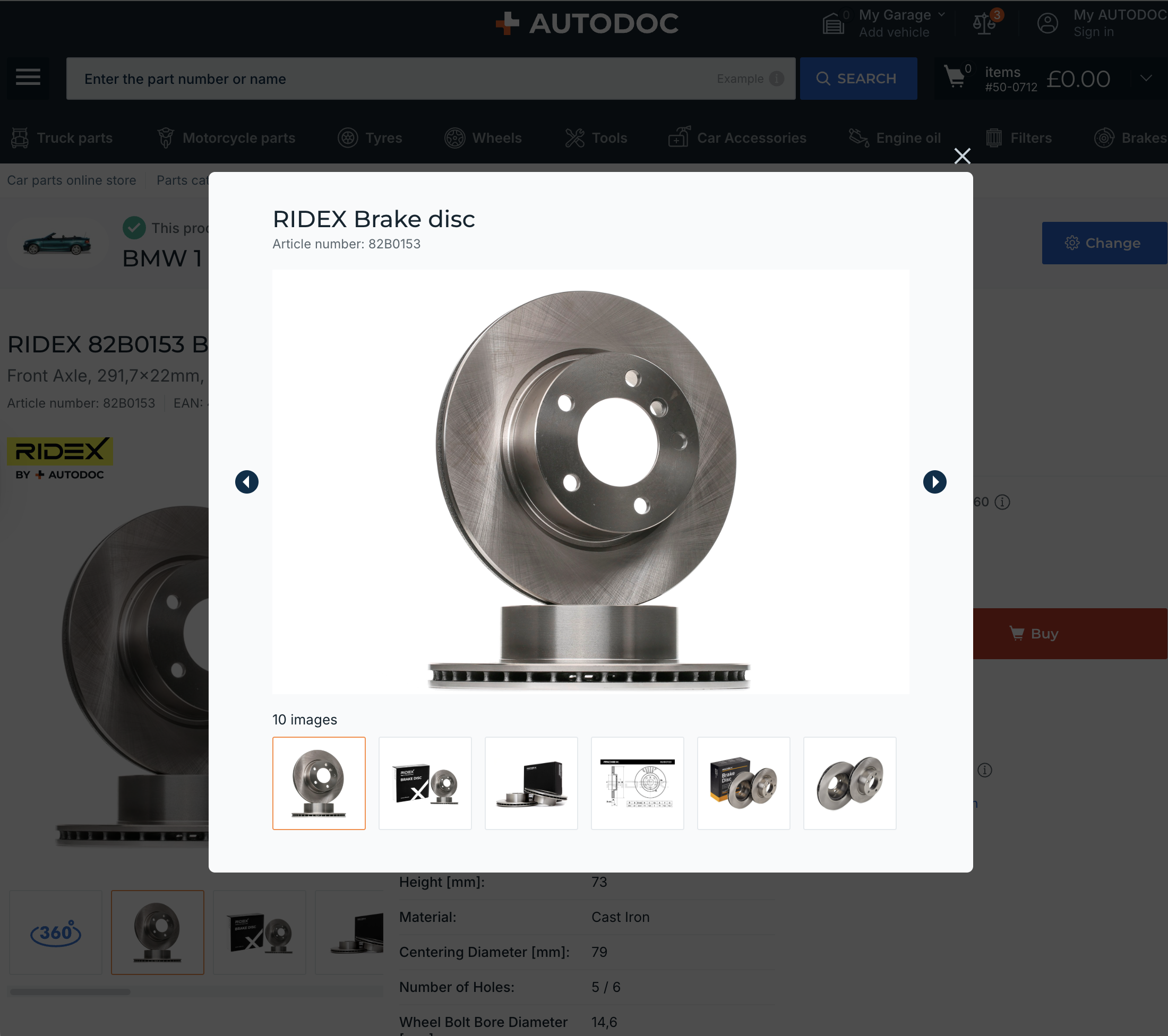 Desktop screenshot of AUTODOC
