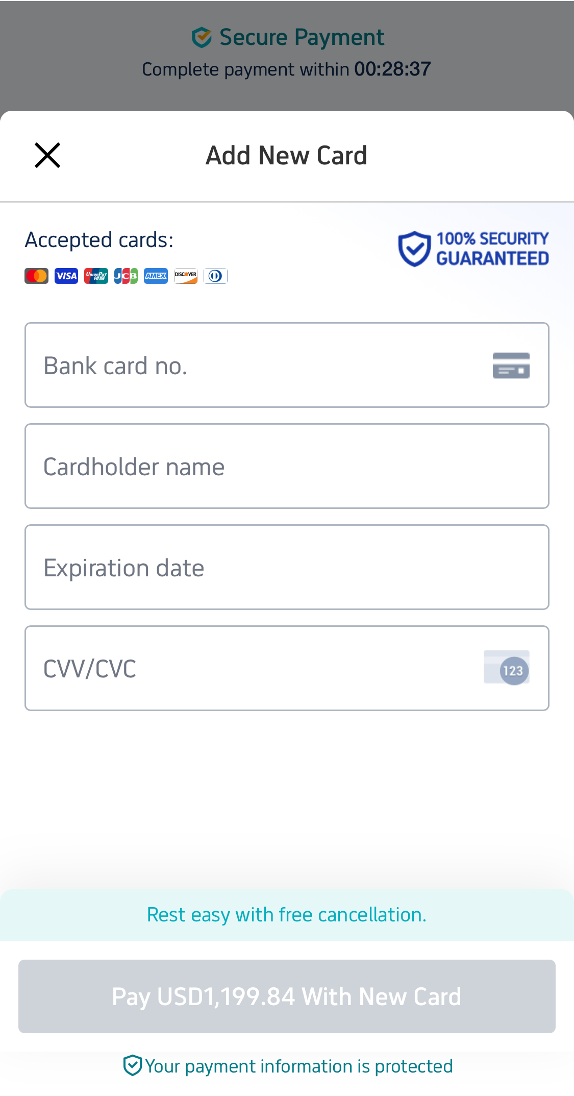 Mobile screenshot of Trip.com
