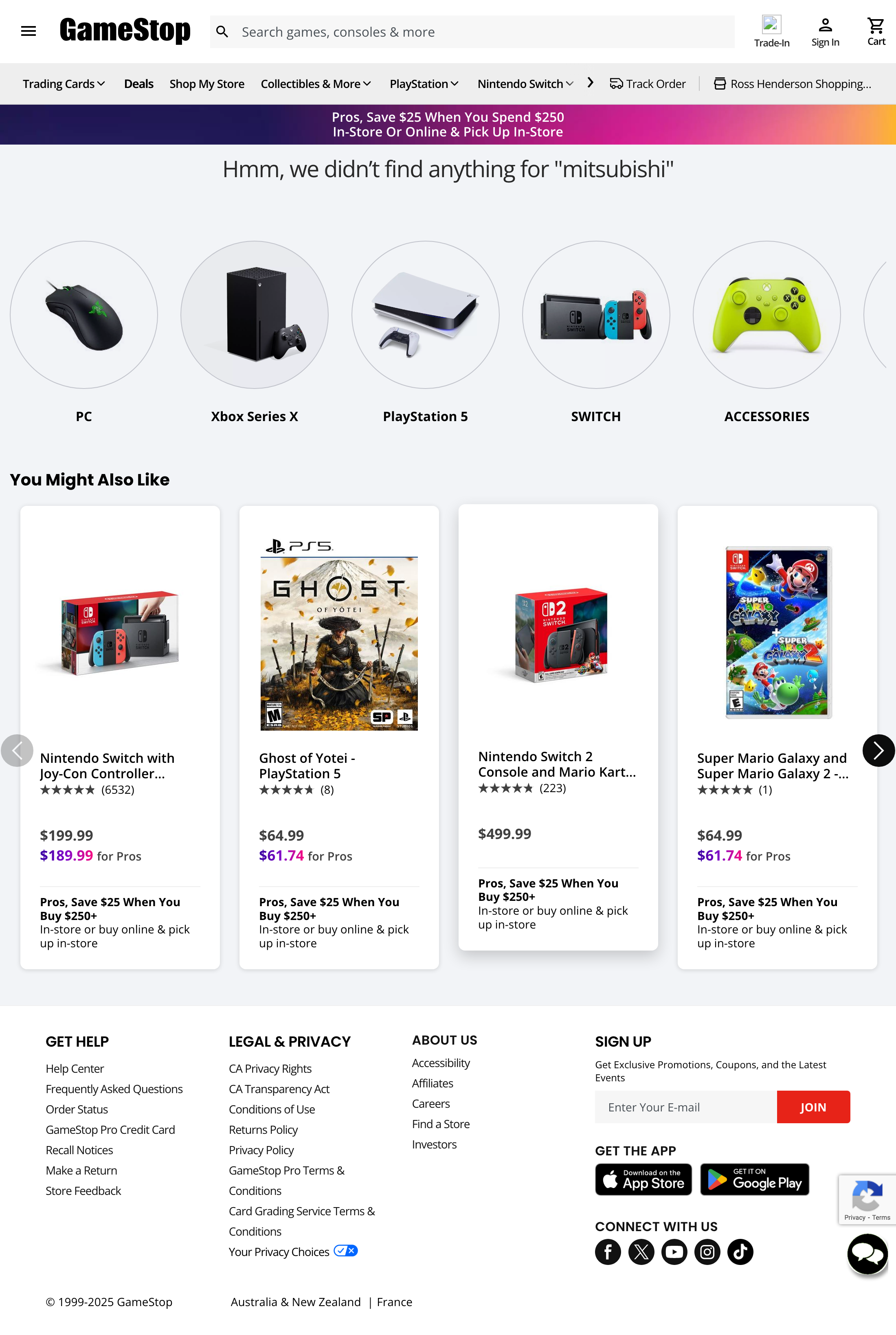 Desktop screenshot of Gamestop