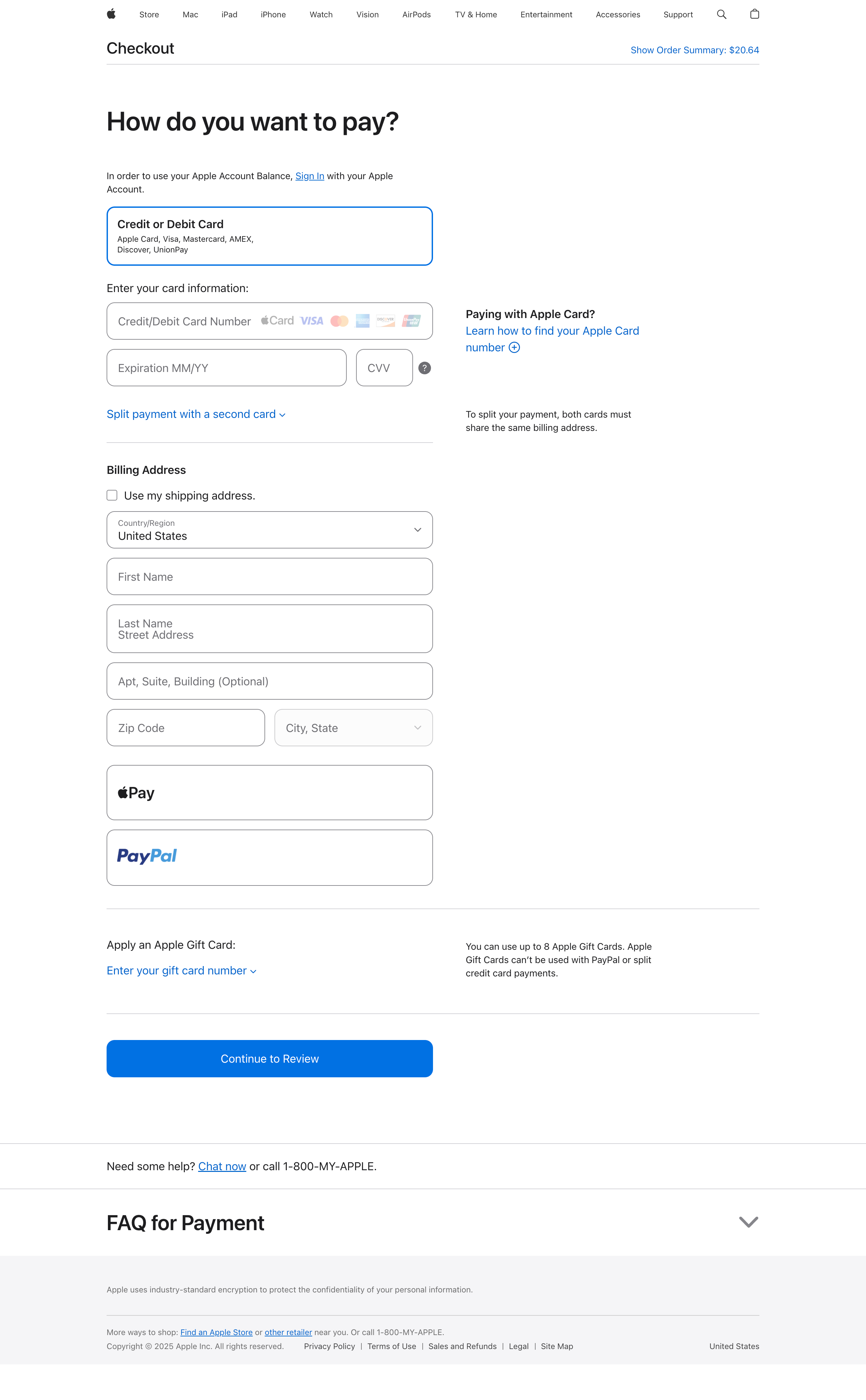 Desktop screenshot of Apple
