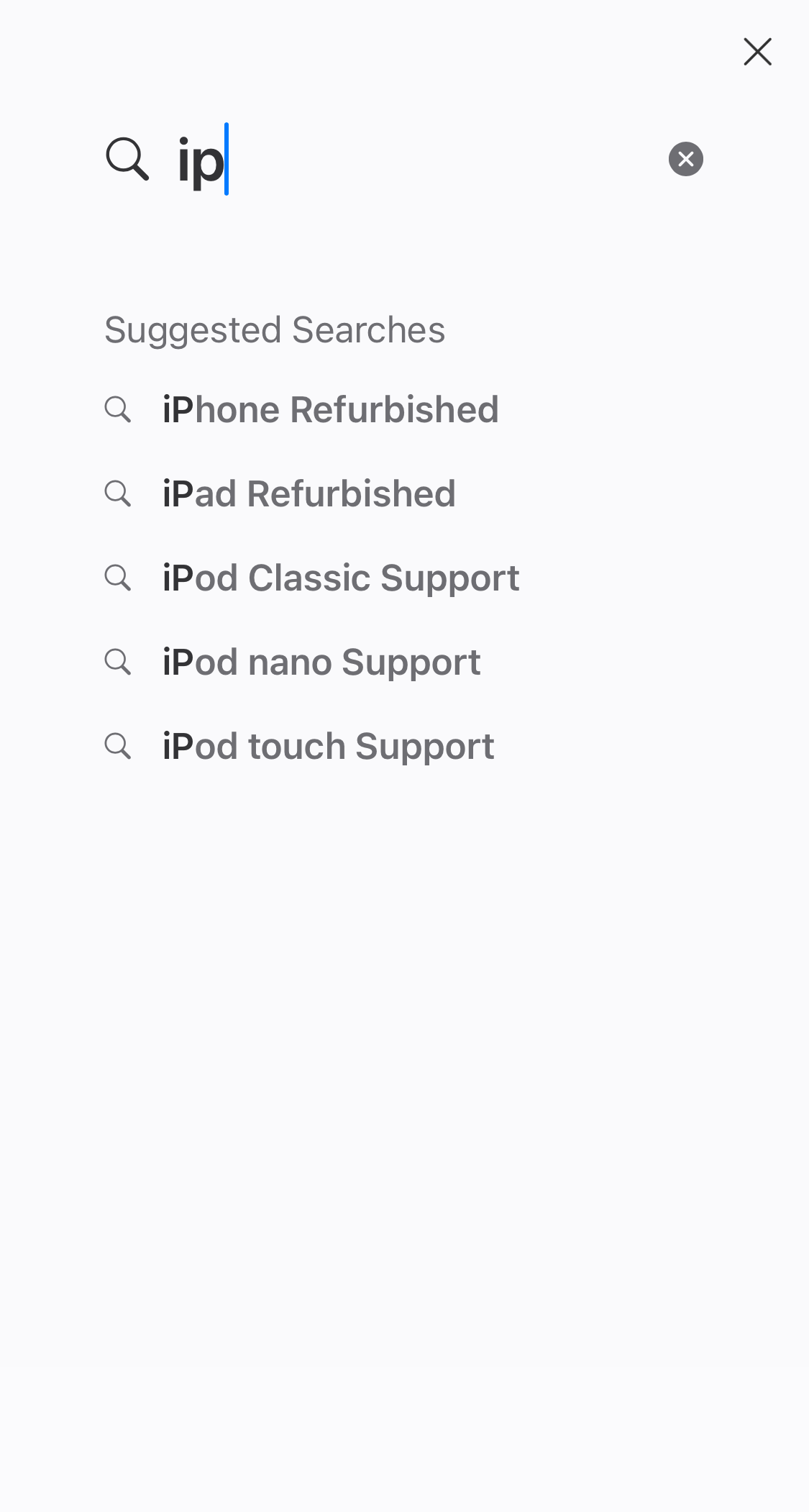 Mobile screenshot of Apple