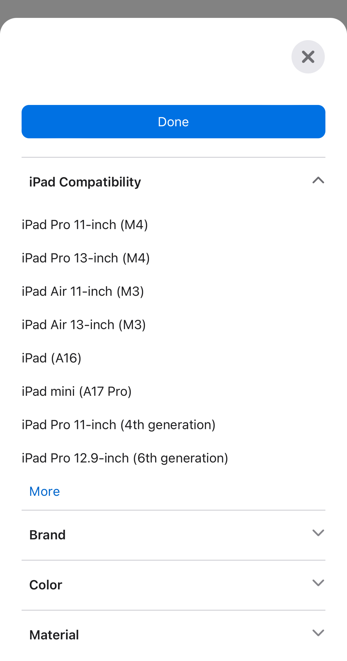 Mobile screenshot of Apple