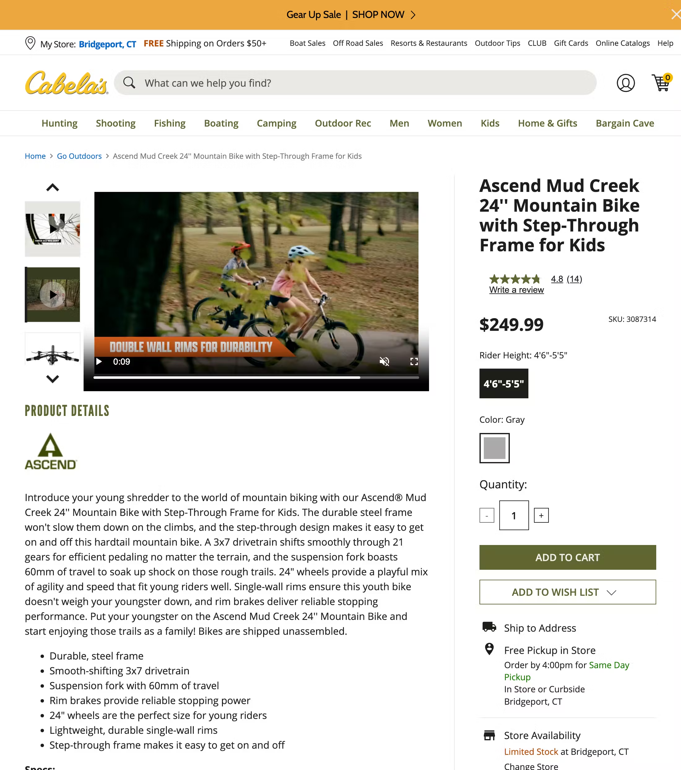 Desktop screenshot of Cabela’s