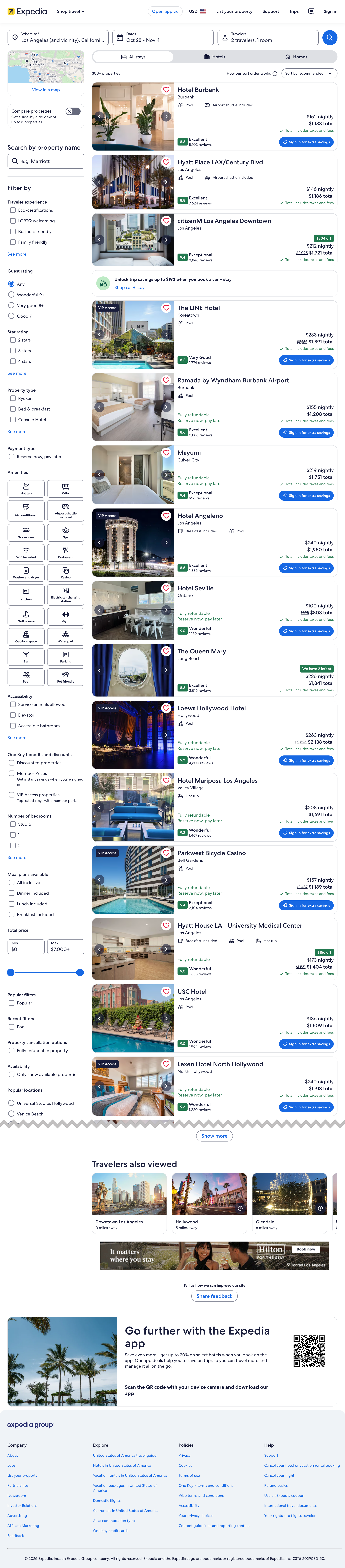 Desktop screenshot of Expedia