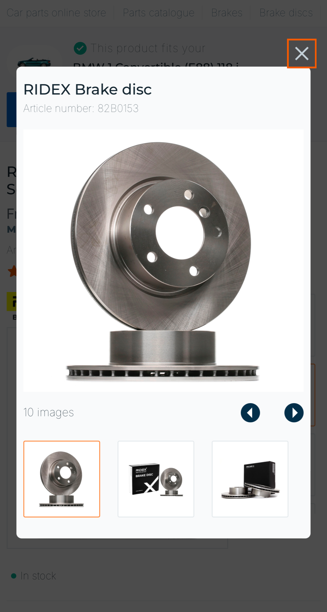 Mobile screenshot of AUTODOC