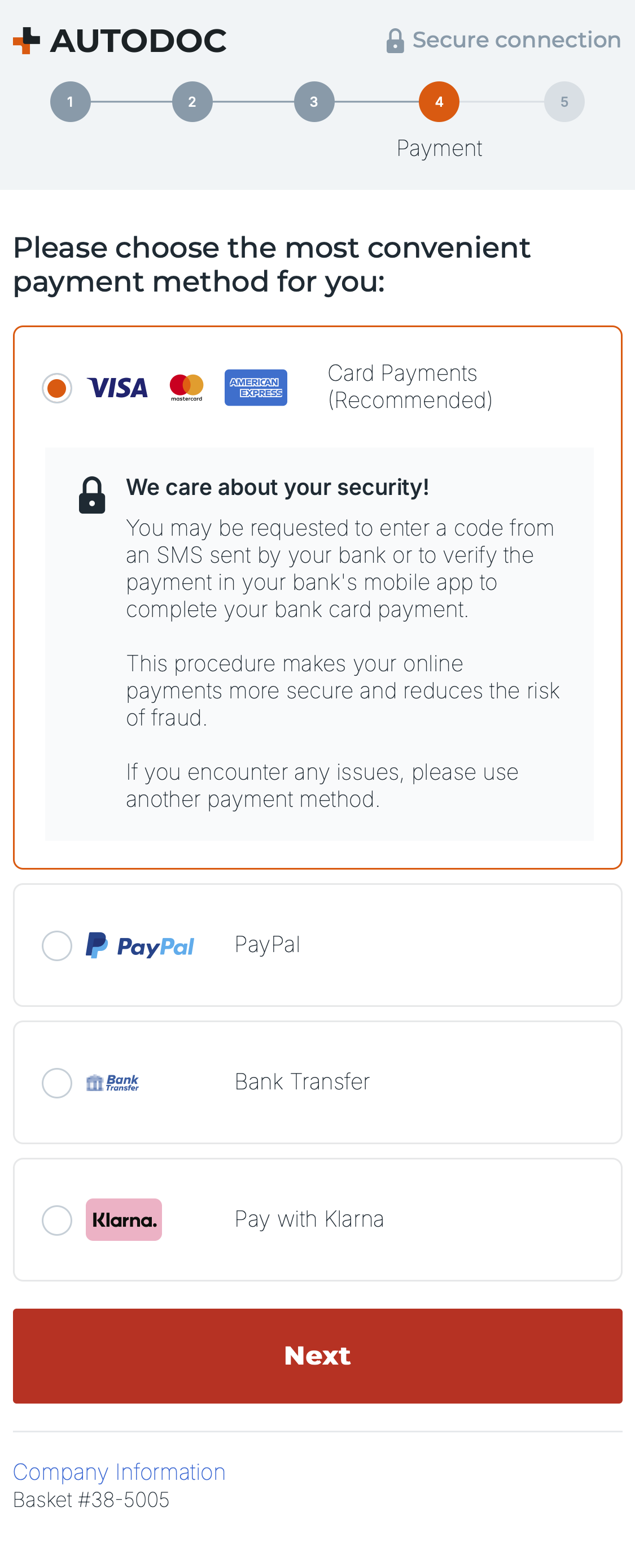Mobile screenshot of AUTODOC
