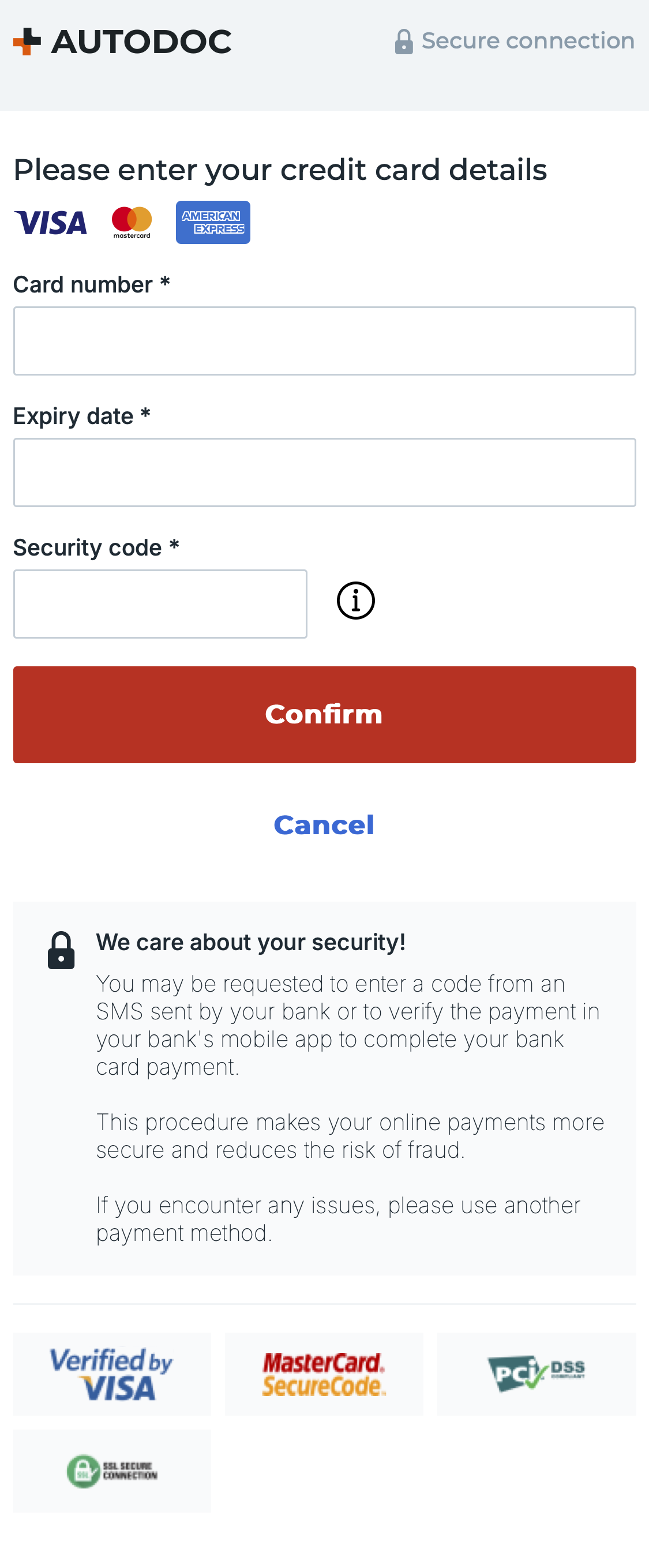 Mobile screenshot of AUTODOC