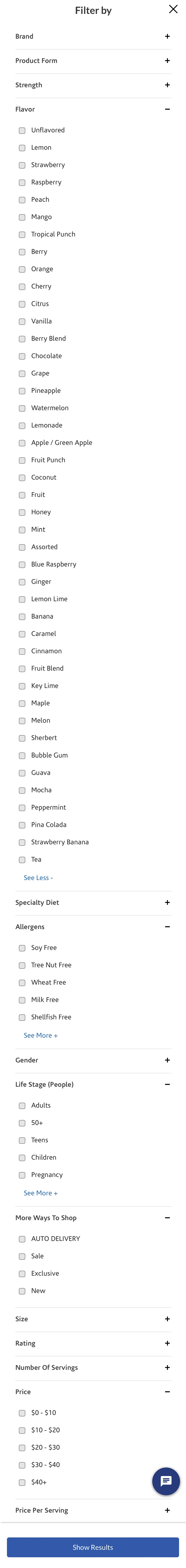 Mobile screenshot of The Vitamin Shoppe