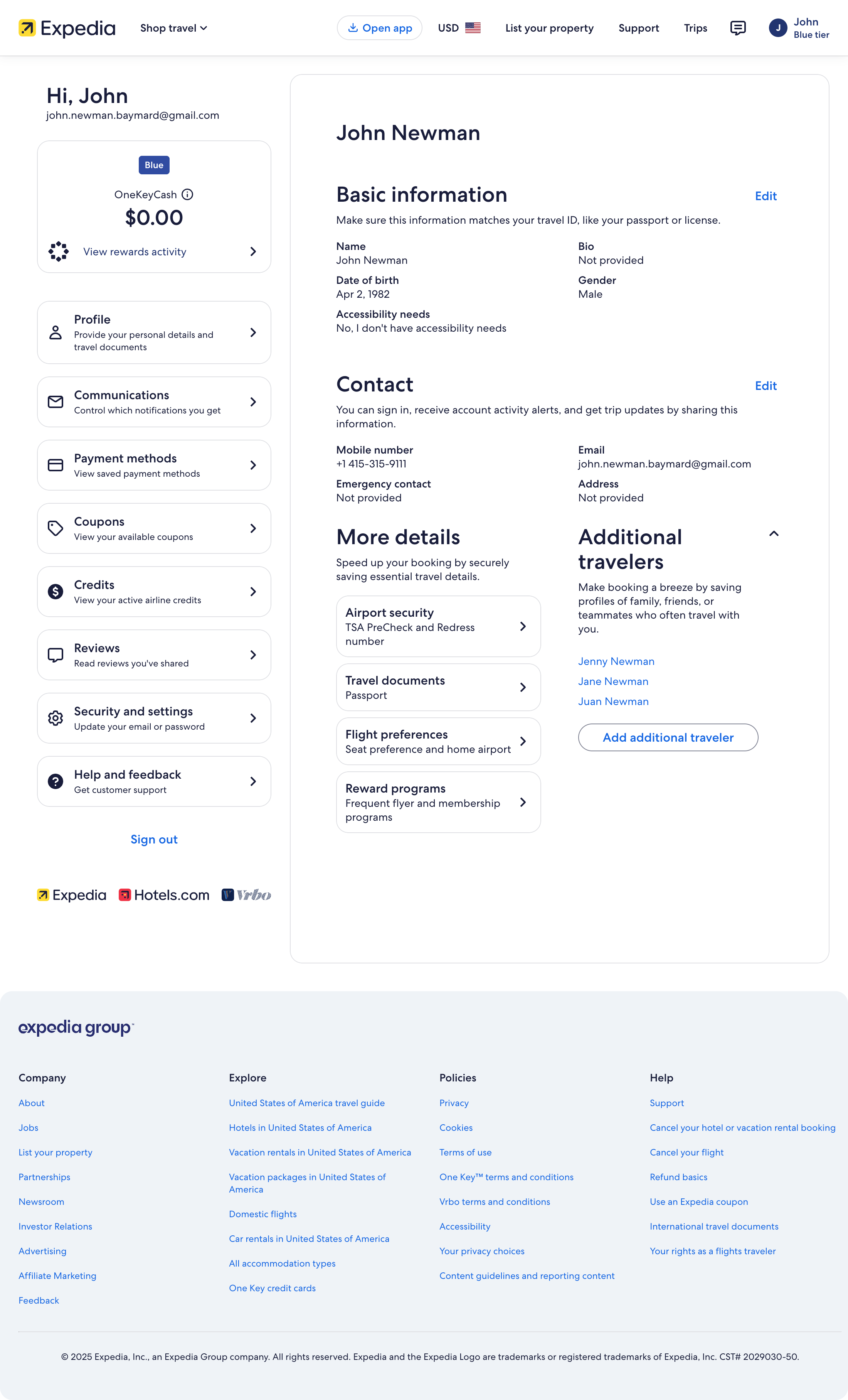 Desktop screenshot of Expedia