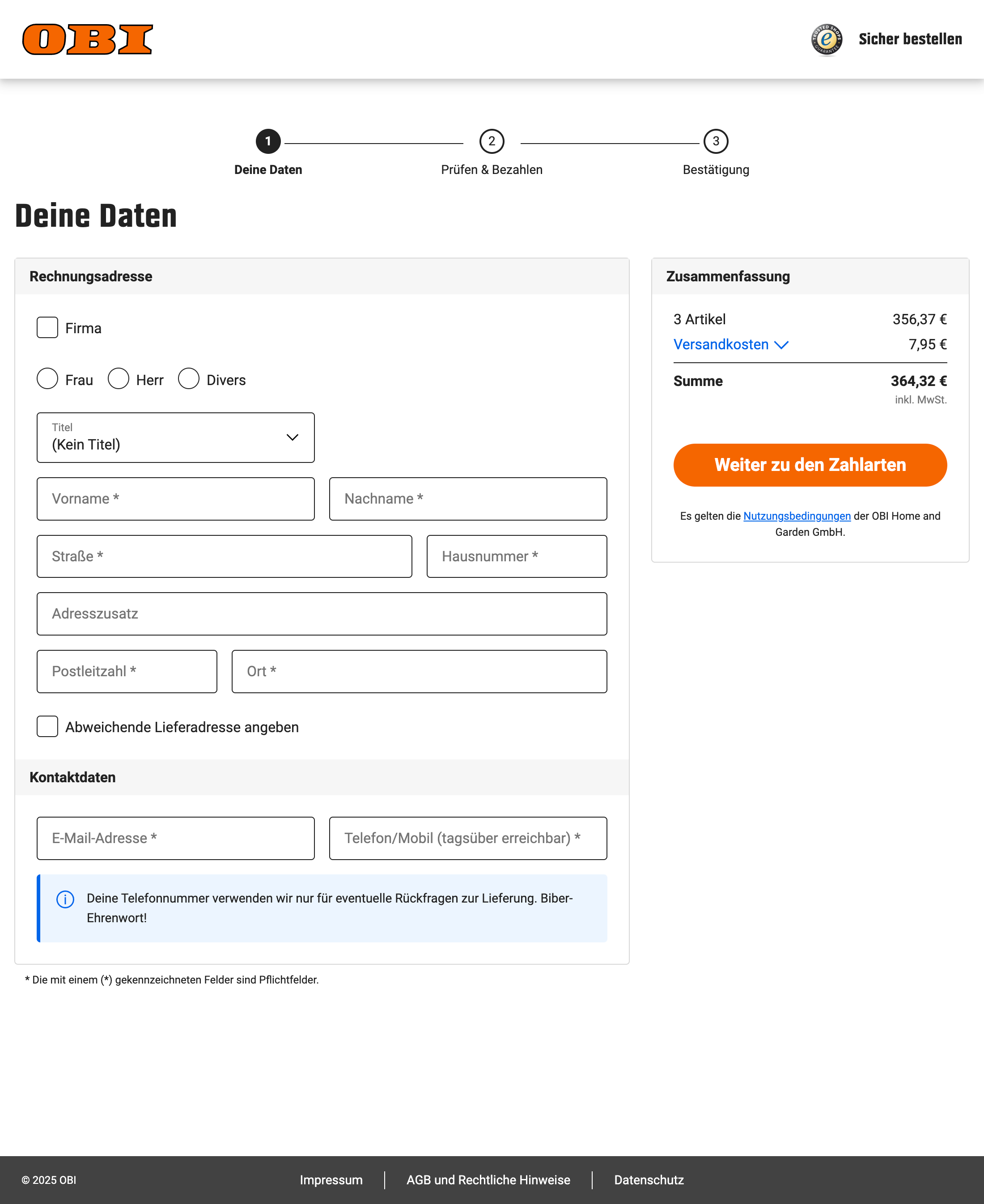 Desktop screenshot of OBI