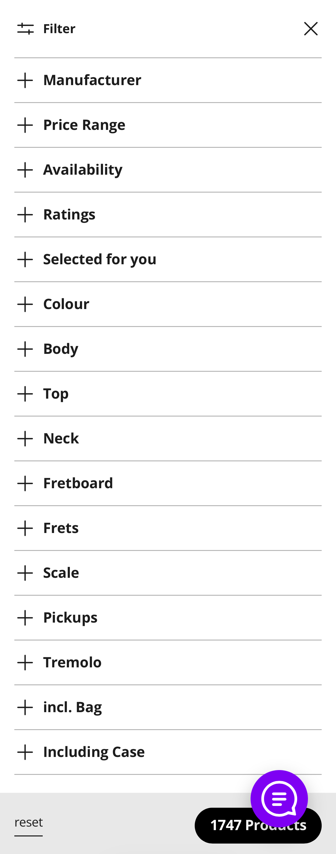 Mobile screenshot of Thomann