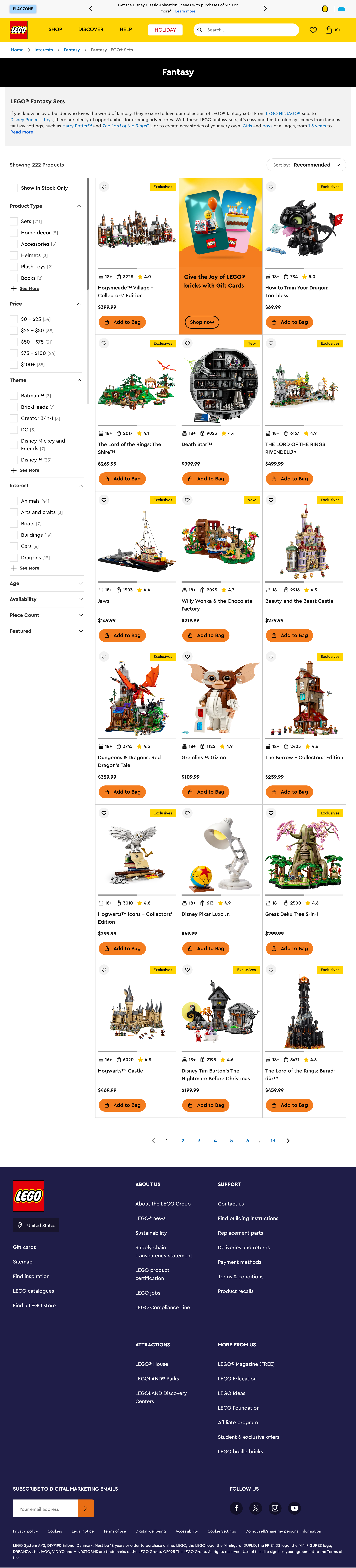 Desktop screenshot of LEGO