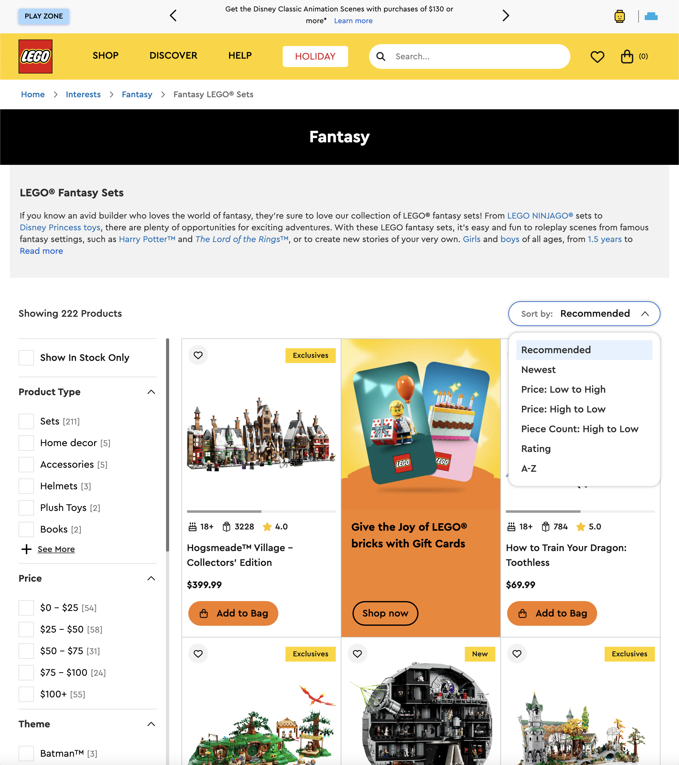 Desktop screenshot of LEGO