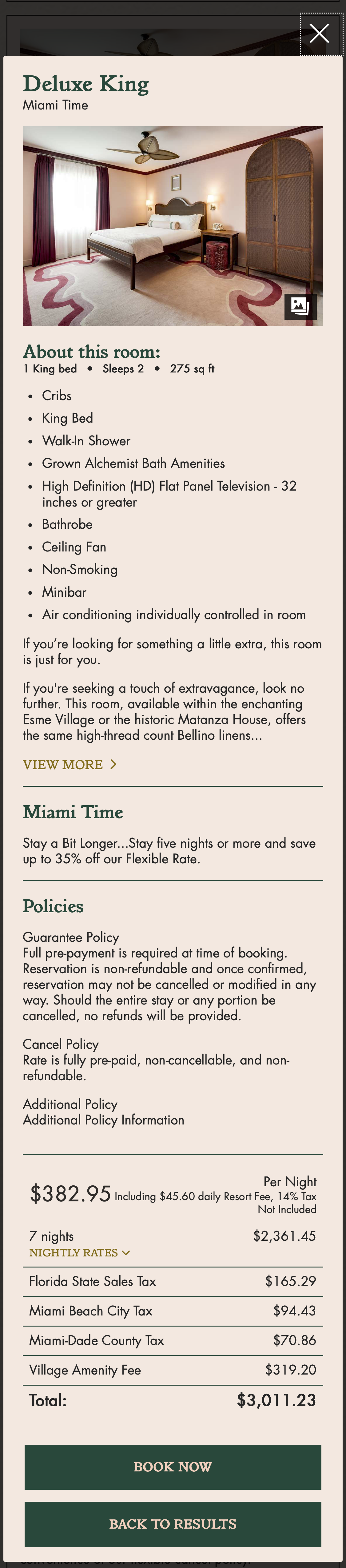 Mobile screenshot of Esmé Hotel