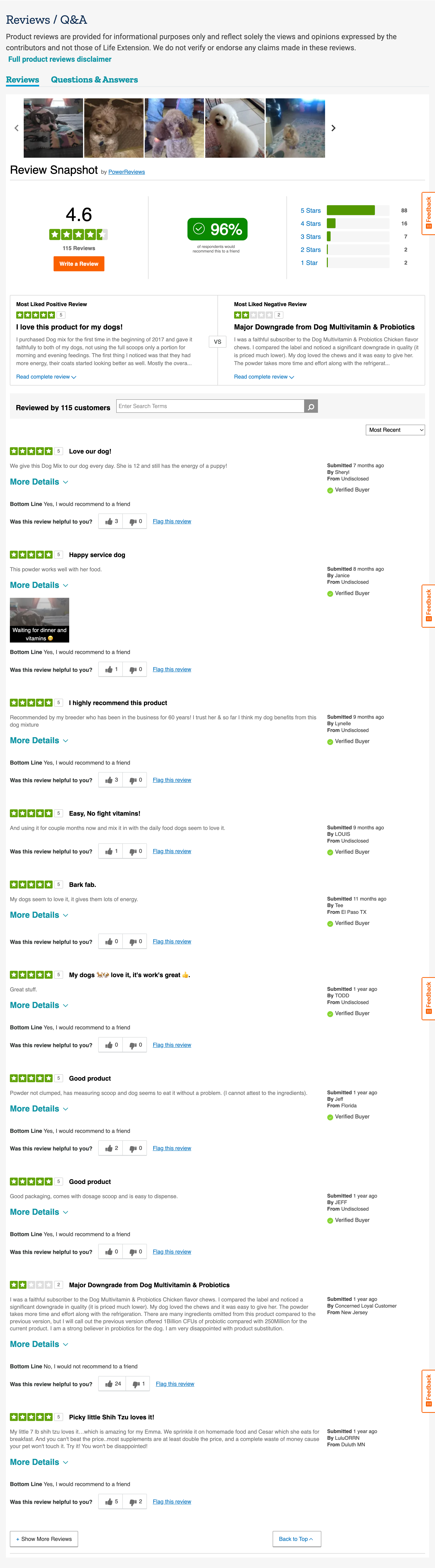 Desktop screenshot of Life Extension