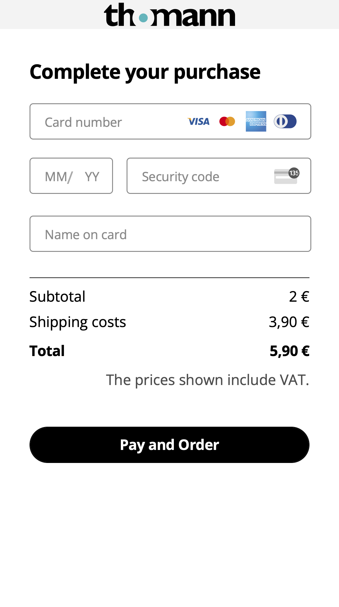 Mobile screenshot of Thomann
