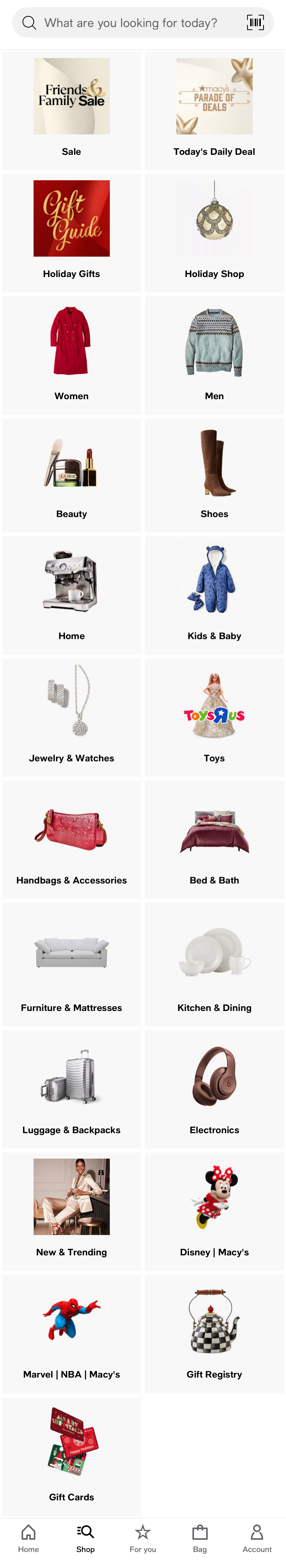 Mobile screenshot of Macy’s