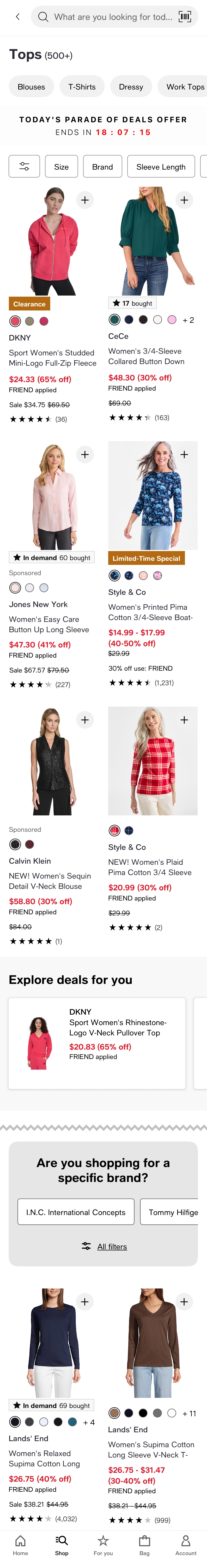 Mobile screenshot of Macy’s