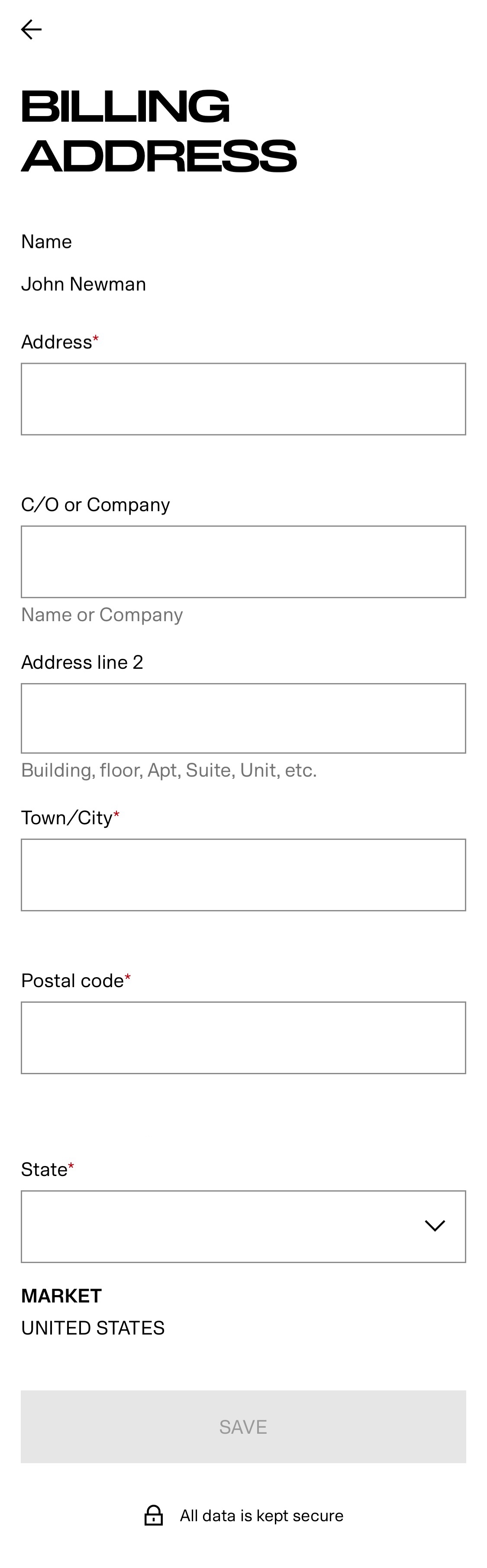 Mobile screenshot of H&M