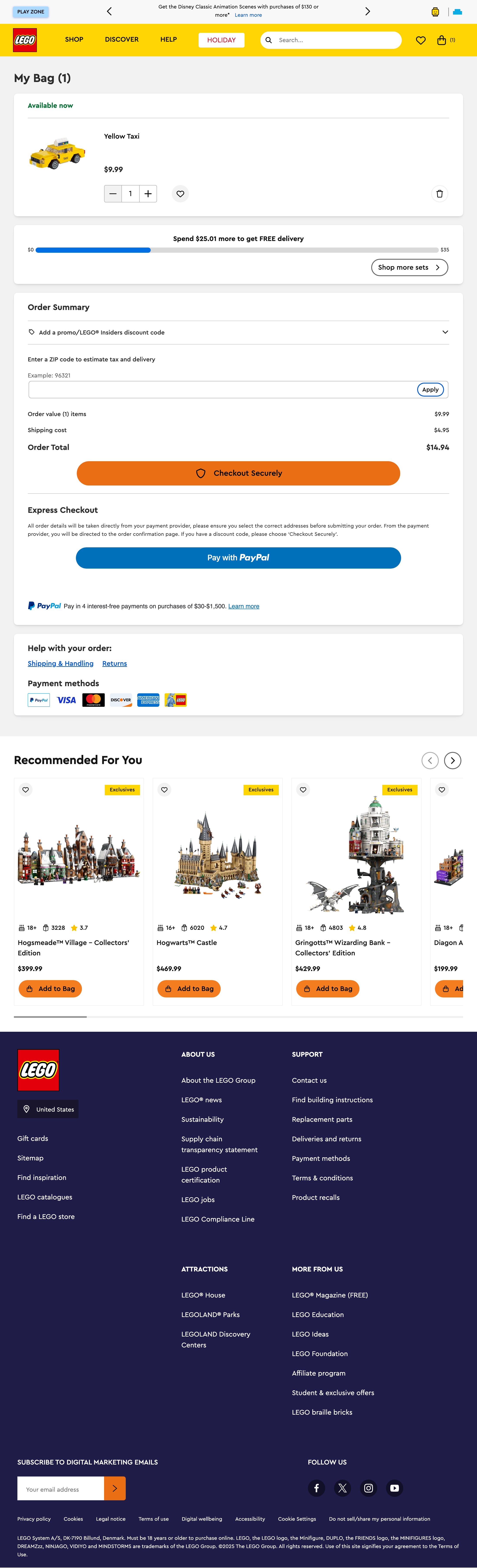 Desktop screenshot of LEGO