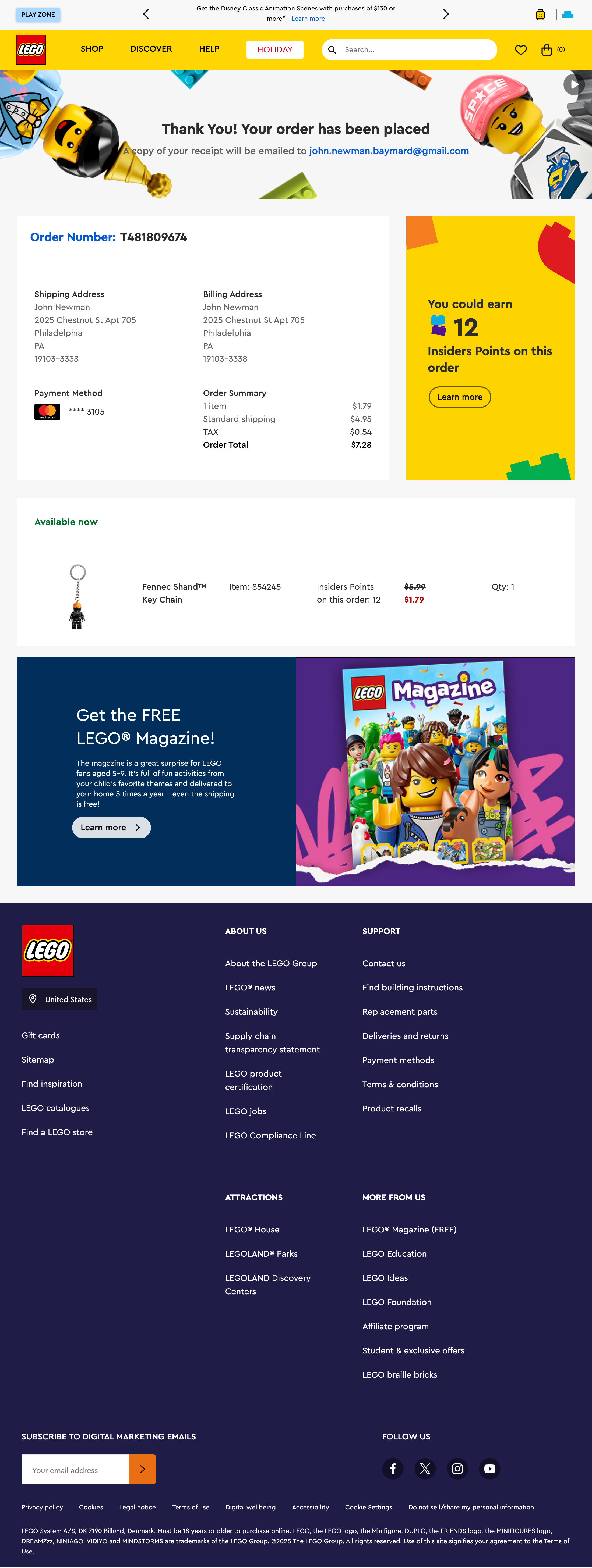 Desktop screenshot of LEGO