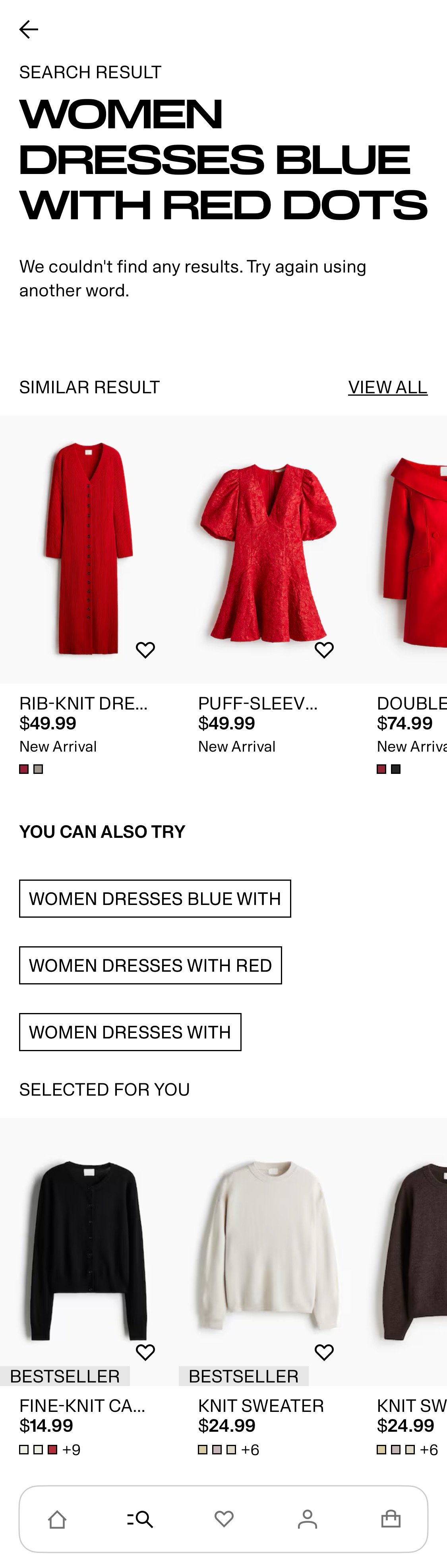 Mobile screenshot of H&M