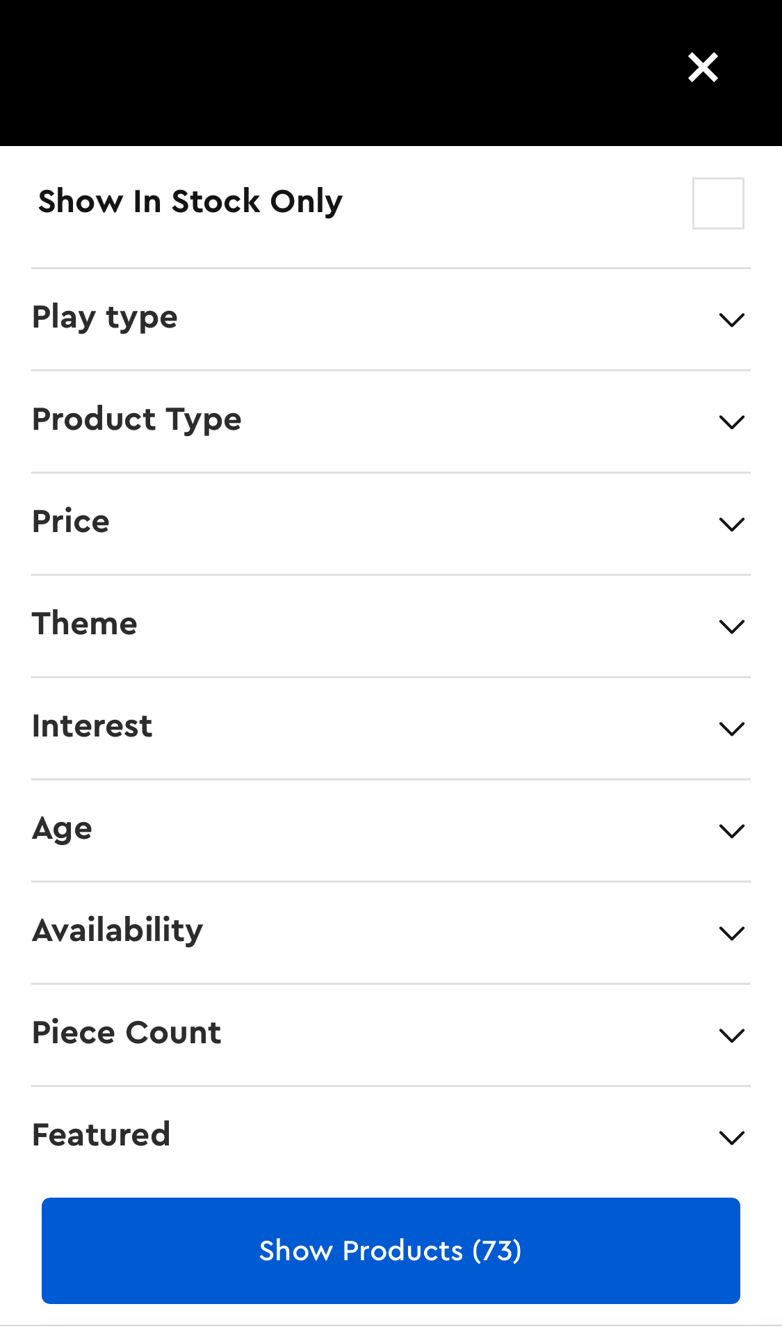 Mobile screenshot of LEGO