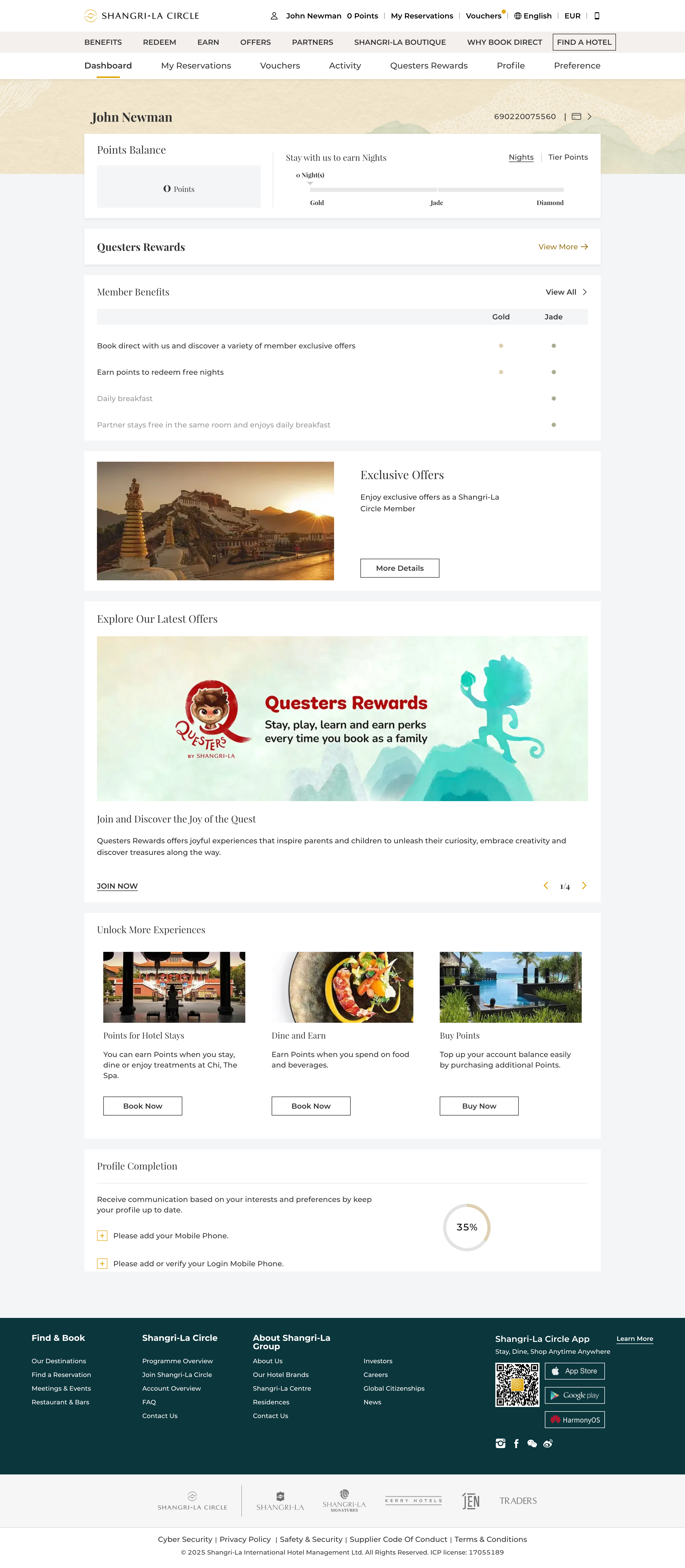 Desktop screenshot of Shangri-La