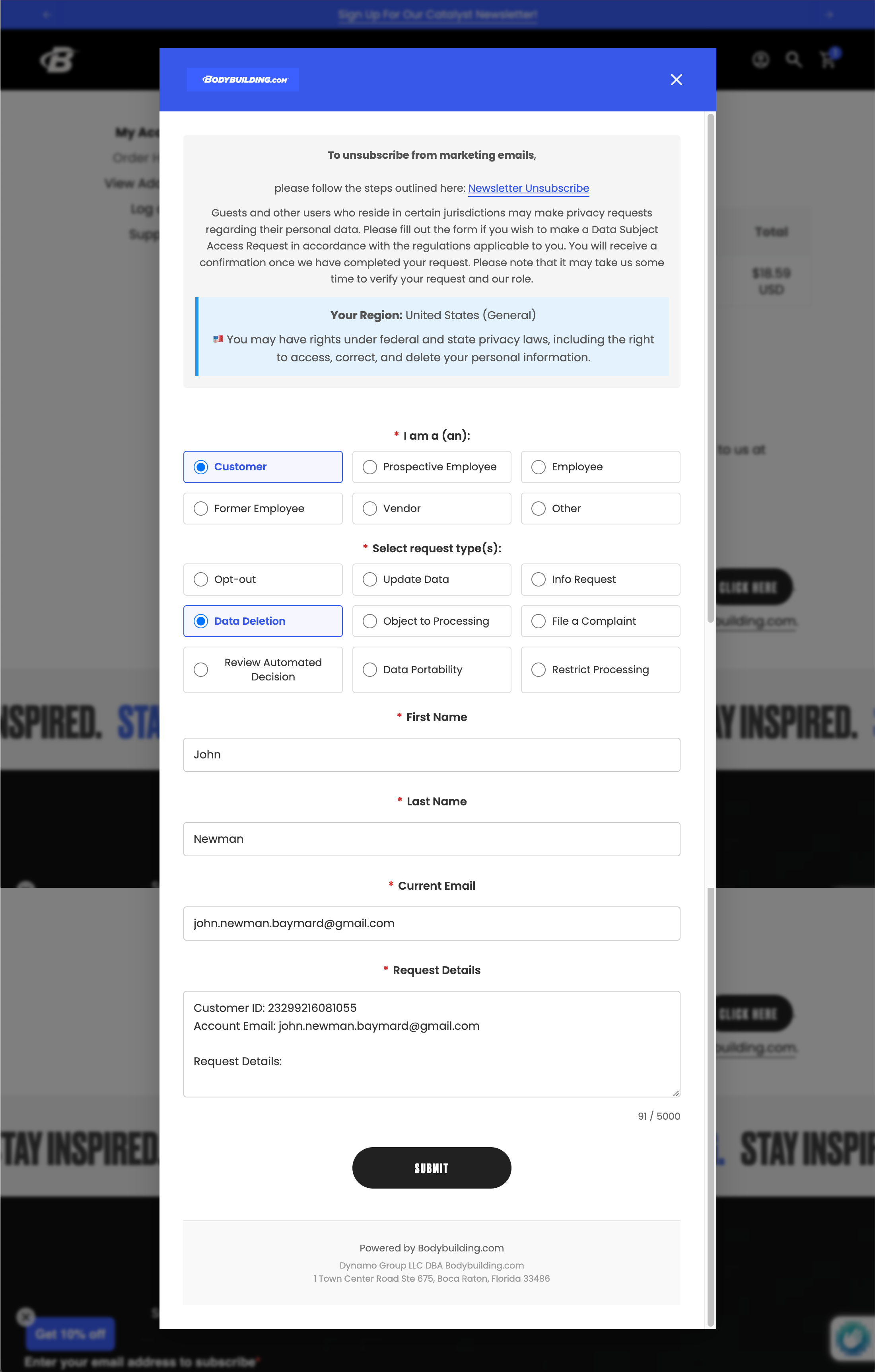 Desktop screenshot of Bodybuilding