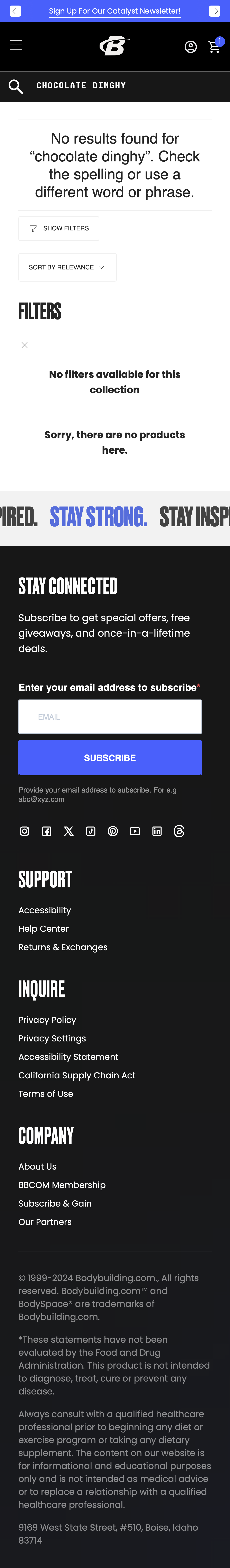 Mobile screenshot of Bodybuilding