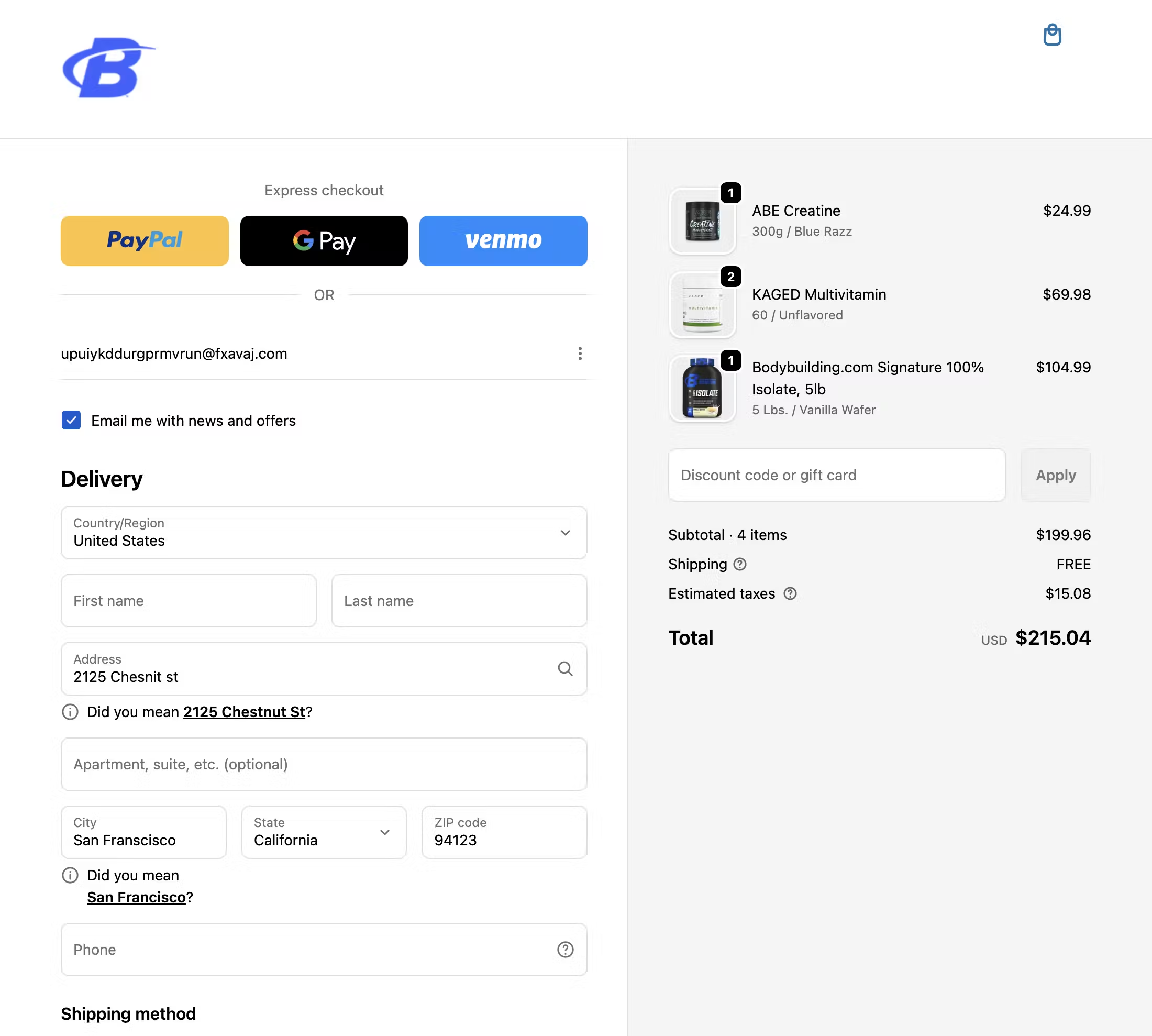 Desktop screenshot of Bodybuilding