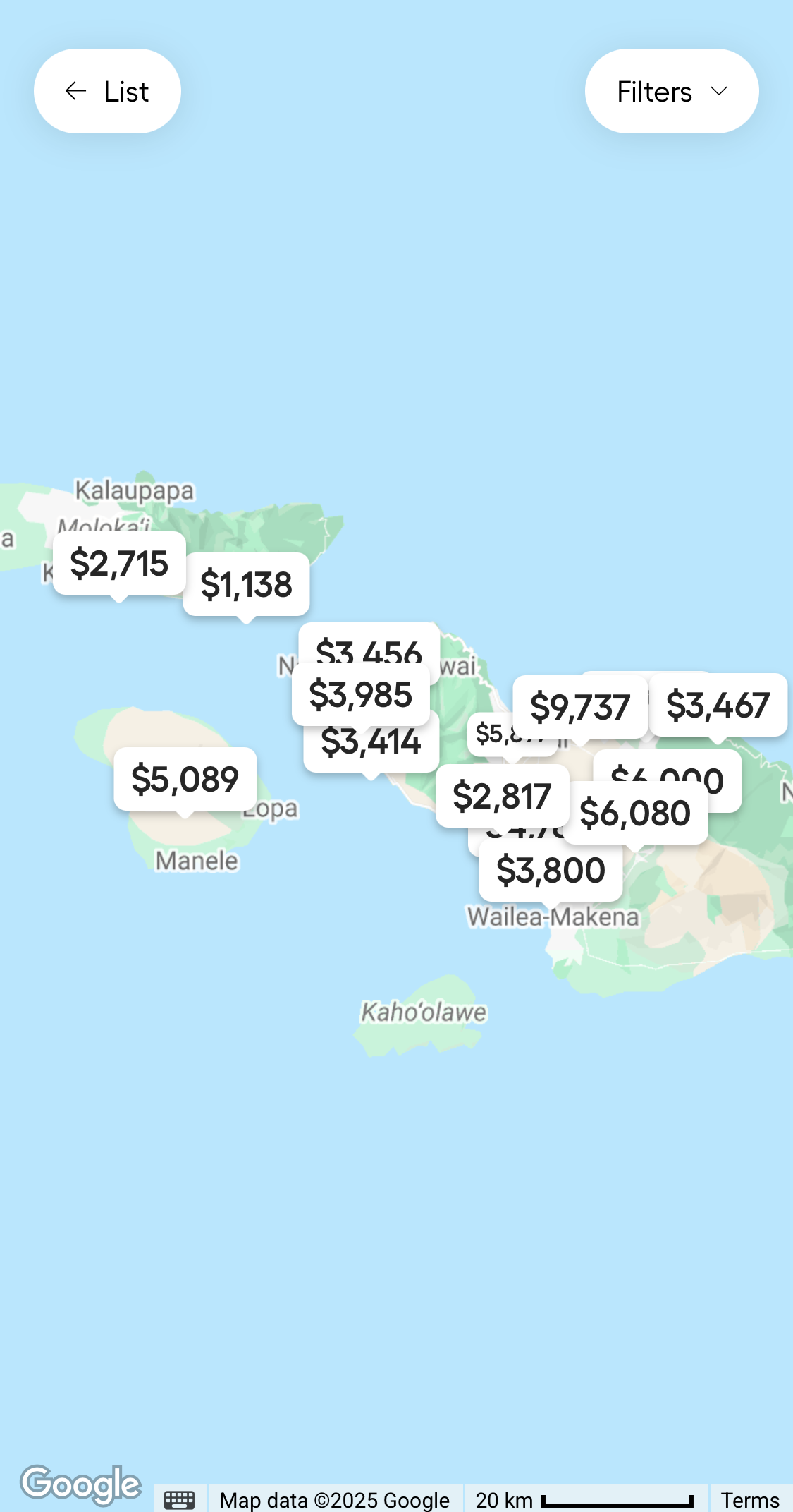 Mobile screenshot of HomeToGo