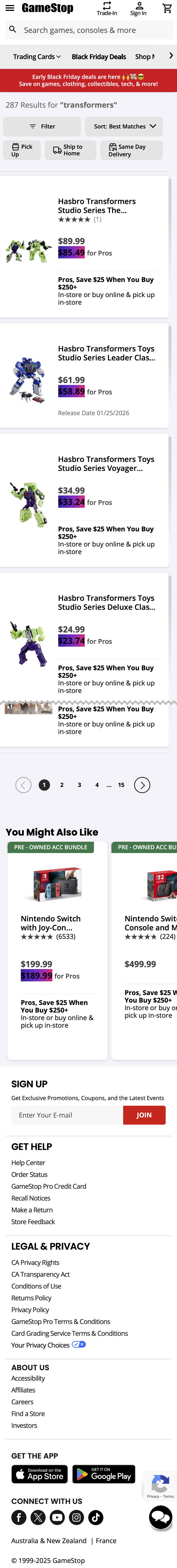 Mobile screenshot of Gamestop